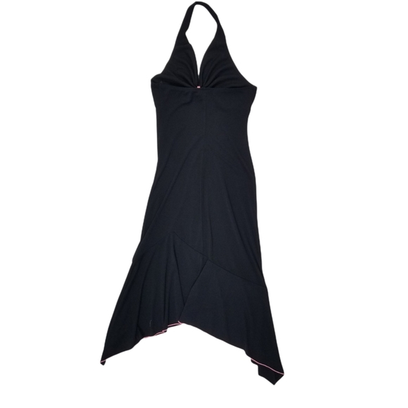 90s/Y2K Asymmetrical Halter Top Dress - Picture 3 of 8